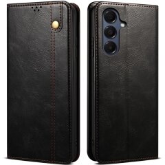 Захисний чохол UniCase Leather Wallet для Samsung Galaxy A17 (A175) - Black