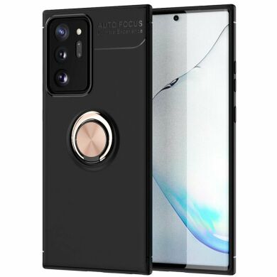 Захисний чохол UniCase Magnetic Ring для Samsung Galaxy Note 20 Ultra (N985) - Black / Rose Gold