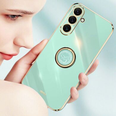 Защитный чехол XINLI Porcelain Ring для Samsung Galaxy A37 (A376) - Cyan