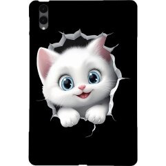 Защитный кейс Deexe Art Style для Samsung Galaxy Tab S12 Plus - Cat
