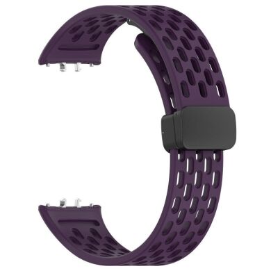 Ремешок Deexe Eclipse для Samsung Galaxy Fit 3 - Dark Purple