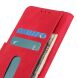 Чехол-книжка KHAZNEH Retro Wallet для Samsung Galaxy A22 5G (A226) - Red. Фото 8 из 13