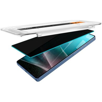 Комплект захисних стекол Spigen (SGP) GLAS.tR EZ Fit Privacy для Samsung Galaxy S25 Ultra (S938) AGL09335 - Black
