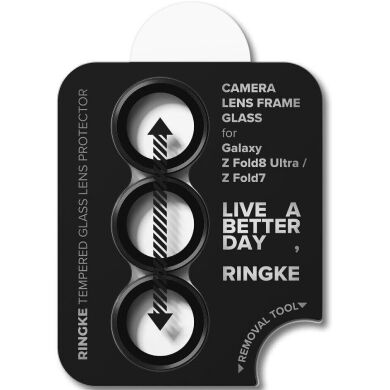 Комплект захисних стекол на камеру Ringke Camera Frame для Samsung Galaxy Fold 8 Ultra / Fold 7 (8800380460638) - Black