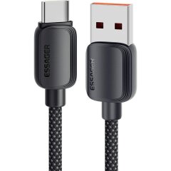 Кабель ESSAGER Breeze USB to Type-C (100W, 2m) EXC7A-WLA01-P - Black