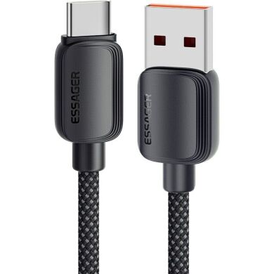 Кабель ESSAGER Breeze USB to Type-C (100W, 2m) EXC7A-WLA01-P - Black
