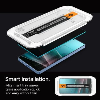 Комплект захисних стекол Spigen (SGP) GLAS.tR EZ Fit Privacy для Samsung Galaxy S25 Ultra (S938) AGL09335 - Black