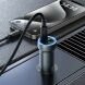 Автомобільний зарядний пристрій Hoco Z54A 48W (USB + Type-C) - Metal Grey