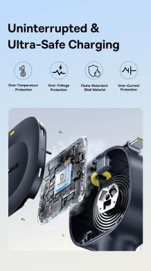 Автомобільний зарядний пристрій Baseus PrimeTrip VR2 45W 1C + кабель Type-C (C02069) - Cosmic Black