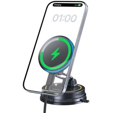 Автомобильный держатель с функцией беспроводной зарядки Baseus PrimeTrip VC2 Flex Pro (C0013F01) - Black