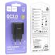 Сетевое зарядное устройство Hoco C140A Smart QC3.0 (18W, 3A) + кабель USB to Type-C - Black. Фото 5 из 6