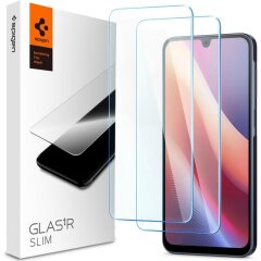 Комплект захисних стекол Spigen (SGP) GLAS.tR SLIM Sensor Protected для Samsung Galaxy A16 (A165) AGL08935