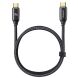 Кабель USAMS US-SJ580 Type-C to Type-C (240W, 1.2m) - Black. Фото 2 из 16