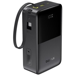 Зовнішній акумулятор Baseus EnerFill FC51 Bipow 2 Pro 22.5W (30000mAh) + кабель Type-C (E0028100) - Black