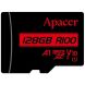 Карта памяти Apacer microSDXC UHS-I 128GB R100 V10 A1 + адаптер (AP128GMCSX10UB-R) - Black. Фото 2 из 2