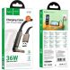 Кабель Hoco U150 USB to Type-C 36W (3A, 1.2m) - Black. Фото 7 из 9