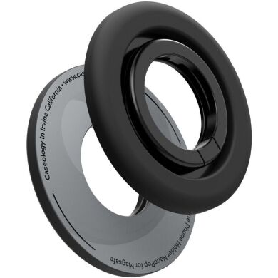 Магнітне кільце-тримач Spigen (SGP) Nano Pop Ring (MagFit) AMP09029 - Black Sesame