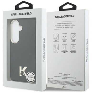 Защитный чехол Karl Lagerfeld K Metal Logo MagSafe для Samsung Galaxy S26 (S942) KLHMS26S5PGFKHGK - Black