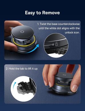 Автомобильный держатель с функцией беспроводной зарядки Baseus PrimeTrip VC2 Flex Pro (C0013F01) - Black