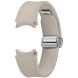 Оригинальный ремешок D-Buckle Hybrid Eco-Leather Band (M/L) для Samsung Galaxy Watch 4 / 4 Classic / 5 / 5 Pro / 6 / 6 Classic (ET-SHR94LAEGEU) - Etoupe. Фото 1 из 4