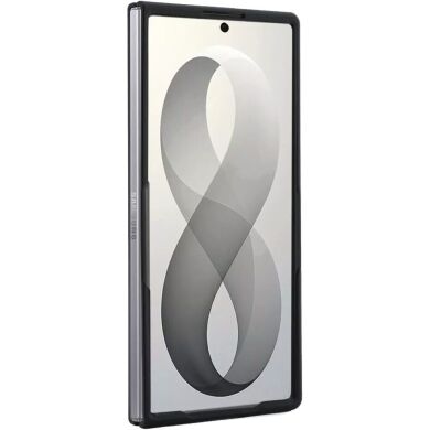 Защитный чехол Guess Magnetic Ring Stand Grained Classic Logo MagSafe для Samsung Galaxy Fold 8 Ultra (GUHMZFD86PSGRSCLE) - Beige