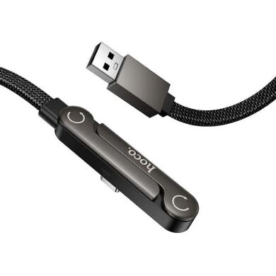 Кабель Hoco U150 USB to Type-C 36W (3A, 1.2m) - Black