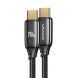 Кабель USAMS US-SJ580 Type-C to Type-C (240W, 1.2m) - Black. Фото 1 из 16