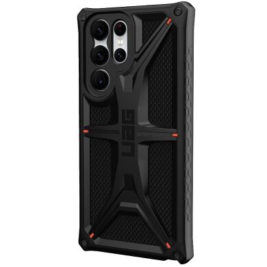 Защитный чехол URBAN ARMOR GEAR (UAG) Monarch Kevlar Series для Samsung Galaxy S22 Ultra (S908) - Kevlar Black