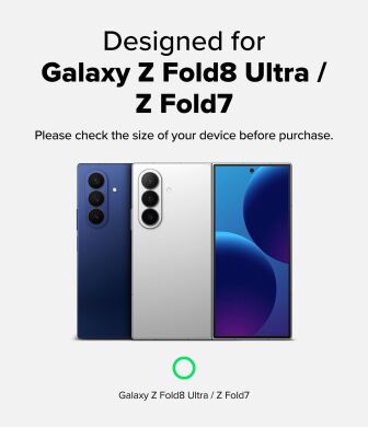 Комплект захисних стекол на камеру Ringke Camera Frame для Samsung Galaxy Fold 8 Ultra / Fold 7 (8800380460638) - Black