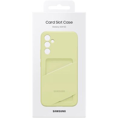 Защитный чехол Card Slot Case для Samsung Galaxy A34 (A346) EF-OA346TGEGRU - Lime