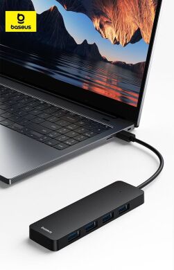 USB HUB Baseus UltraJoy Series USB to 4USB3.0 (0.5m) B0005280B811-04 - Space Gray