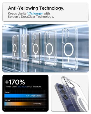Захисний чохол Spigen Ultra Hybrid MagSafe для Samsung Galaxy S26 FE (ACS11636) - Clear / White