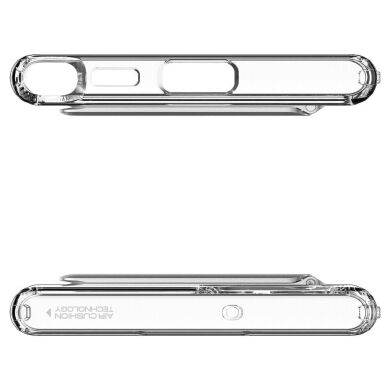 Захисний чохол Spigen (SGP) Ultra Hybrid S для Samsung Galaxy S22 Ultra (S908) - Crystal Clear