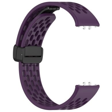 Ремешок Deexe Eclipse для Samsung Galaxy Fit 3 - Dark Purple