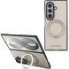 Защитный чехол Guess Magnetic Ring Stand Grained Classic Logo MagSafe для Samsung Galaxy Fold 8 Ultra (GUHMZFD86PSGRSCLE) - Beige. Фото 1 из 7