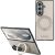 Защитный чехол Guess Magnetic Ring Stand Grained Classic Logo MagSafe для Samsung Galaxy Fold 8 Ultra (GUHMZFD86PSGRSCLE) - Beige