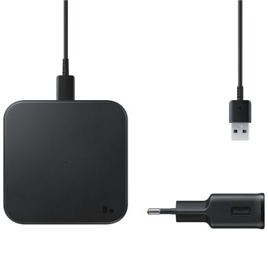 Беспроводное зарядное устройство Samsung Wireless Charger Pad (with TA) EP-P1300TBEGEU - Black