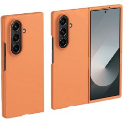 Защитный чехол Deexe Satin Case для Samsung Galaxy Fold 8 Ultra - Orange