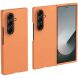 Защитный чехол Deexe Satin Case для Samsung Galaxy Fold 8 Ultra - Orange. Фото 1 из 10
