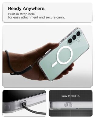Захисний чохол Spigen Ultra Hybrid MagSafe для Samsung Galaxy S26 FE (ACS11636) - Clear / White