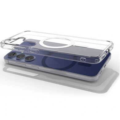 Захисний чохол Spigen Ultra Hybrid MagSafe для Samsung Galaxy S26 FE (ACS11636) - Clear / White