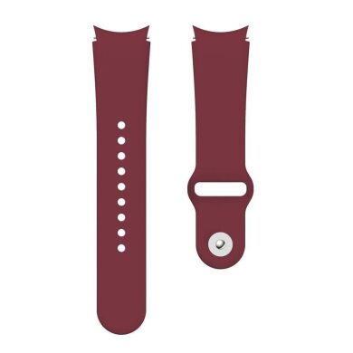 Ремінець Deexe Soft Touch для годинників з шириною кріплення 20мм - Wine Red