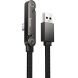 Кабель Hoco U150 USB to Type-C 36W (3A, 1.2m) - Black. Фото 1 из 9