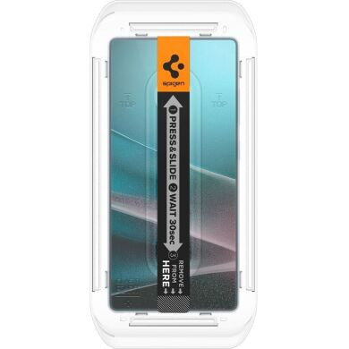Комплект захисних стекол Spigen (SGP) GLAS.tR EZ Fit Privacy для Samsung Galaxy S25 Ultra (S938) AGL09335 - Black