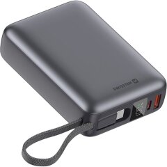 Внешний аккумулятор SWISSTEN Extra Small 45W (20000mAh) + кабель Type-C - Silver