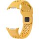Ремешок KALEBOL Hole Design для Samsung Galaxy Watch 8 (40/44mm) / 8 Classic - Yellow. Фото 2 из 7