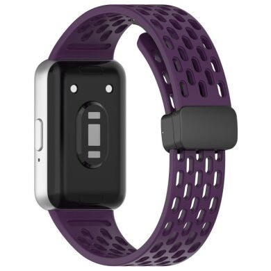 Ремешок Deexe Eclipse для Samsung Galaxy Fit 3 - Dark Purple