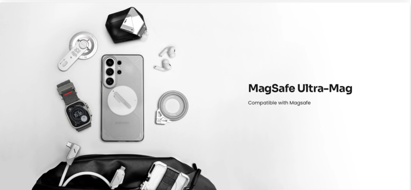 Защитный чехол AULUMU Frosted Glow Case для Samsung Galaxy S26 Ultra (S948) - Transparent Grey