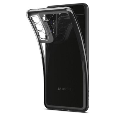 Захисний чохол Spigen (SGP) Optik Crystal для Samsung Galaxy S21 FE (G990) - Chrome Grey