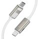 Кабель Hoco U137 Type-C to Type-C (60W, 3A, 1.2m) - White